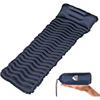 Unigear Esterilla Inflable Portatíl Colchón de Aire para Camping Acampa Colchones Hinchable Utraligero y Resistente Cama…